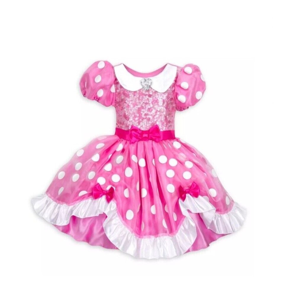 Girls Disney Minnie Mouse Halloween Costume Dress Size 5-6
